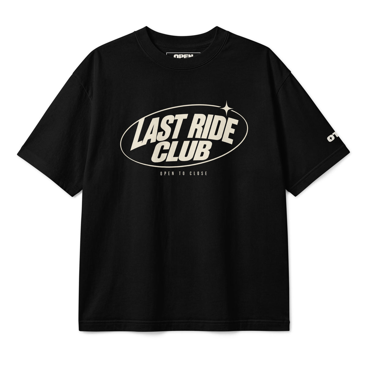 Last Ride Club Boxy Tee, product shot
