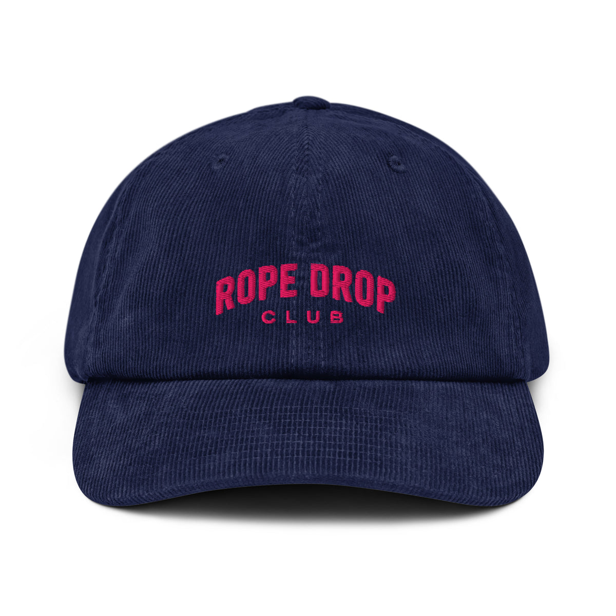Rope Drop Club Corduroy Cap, product shot