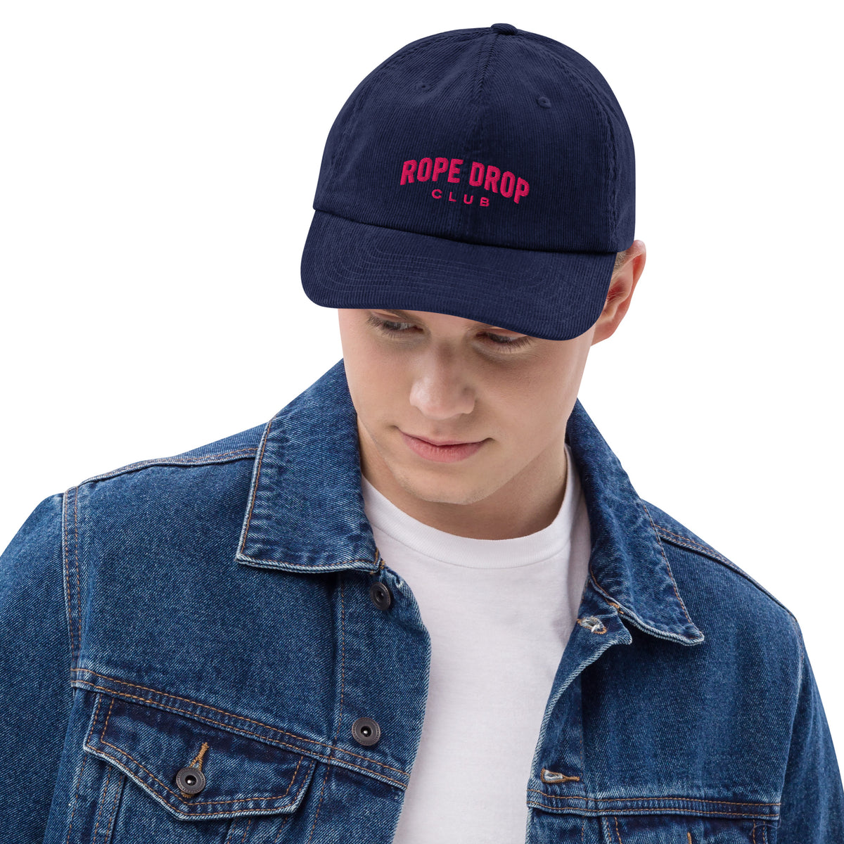Rope Drop Club Corduroy Cap, product shot