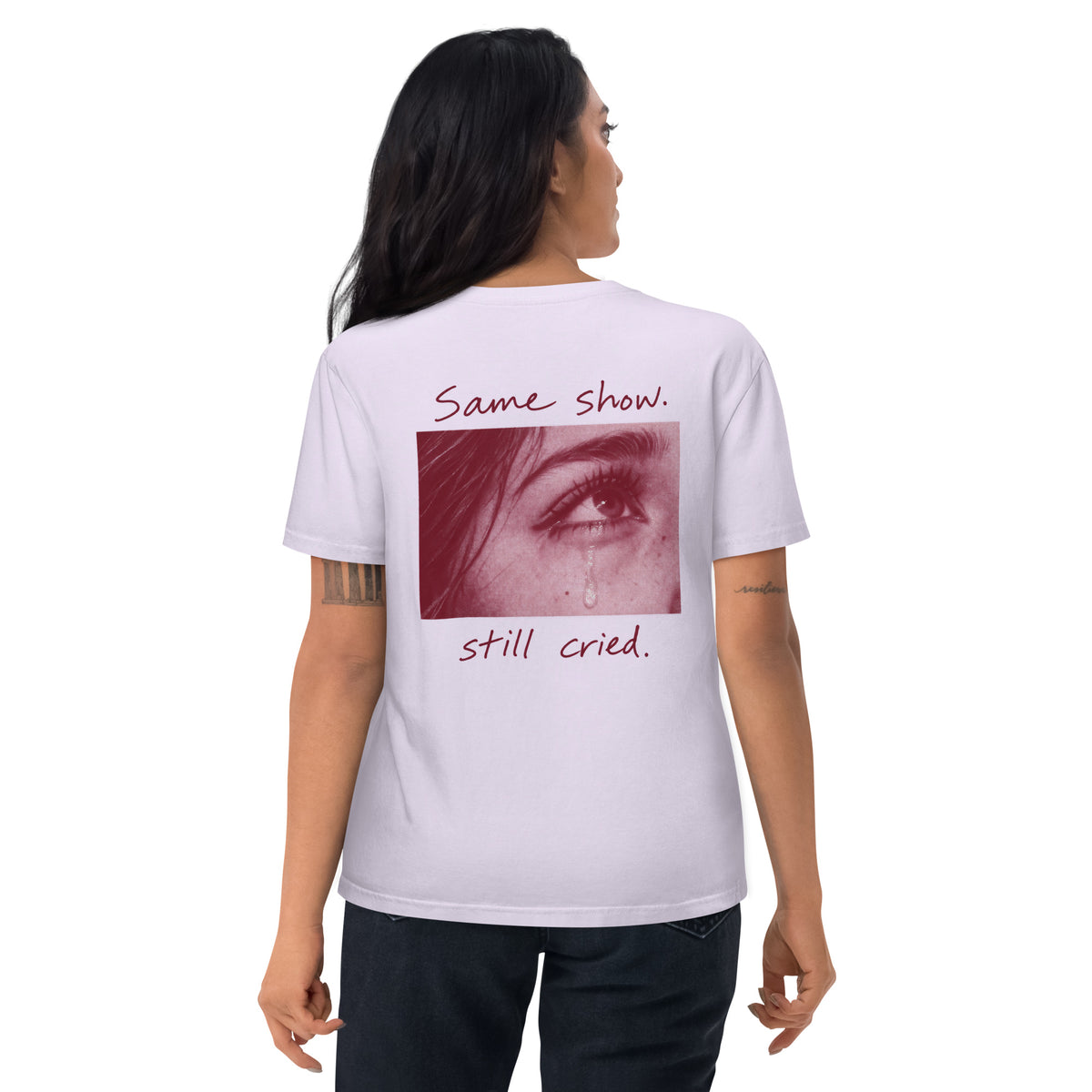 Same Show Tee in Lavender, product shot