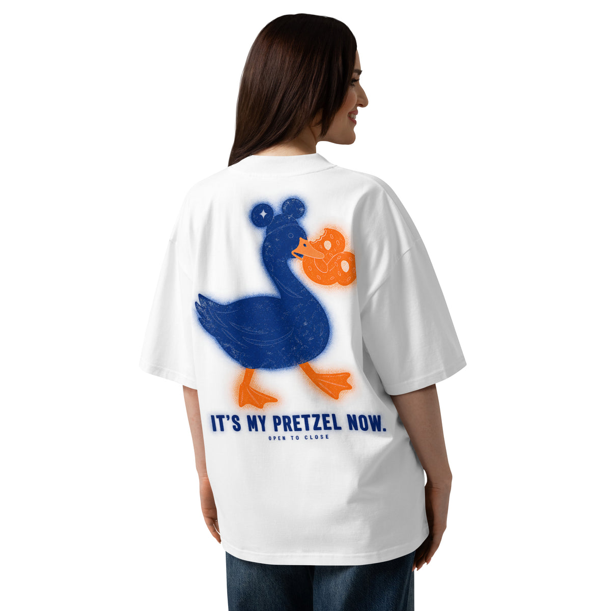 It’s My Pretzel Now Oversized Tee, product shot